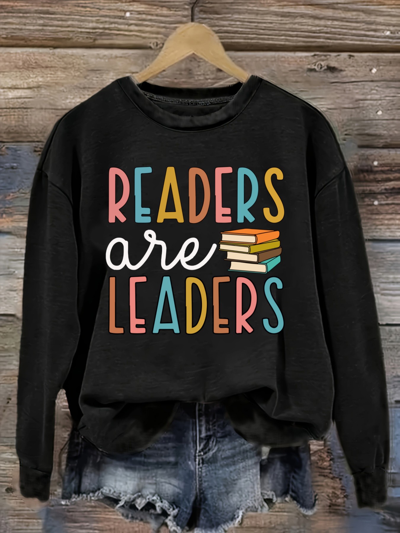 Winter Clothing Outfits - Women's Casual Long Sleeve Crew Neck