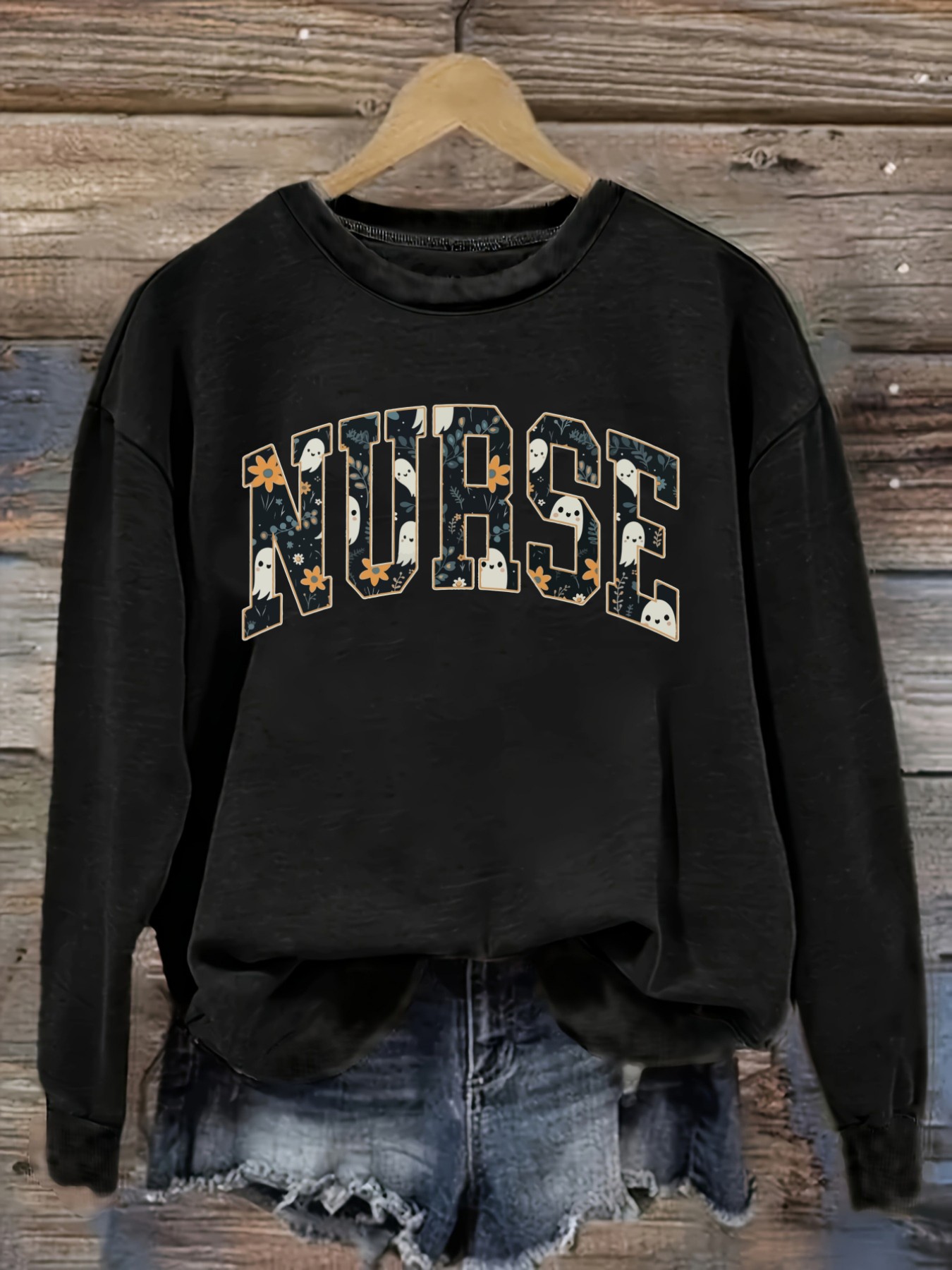 Winter Clothing Outfits - Women's Casual Long Sleeve Crew Neck