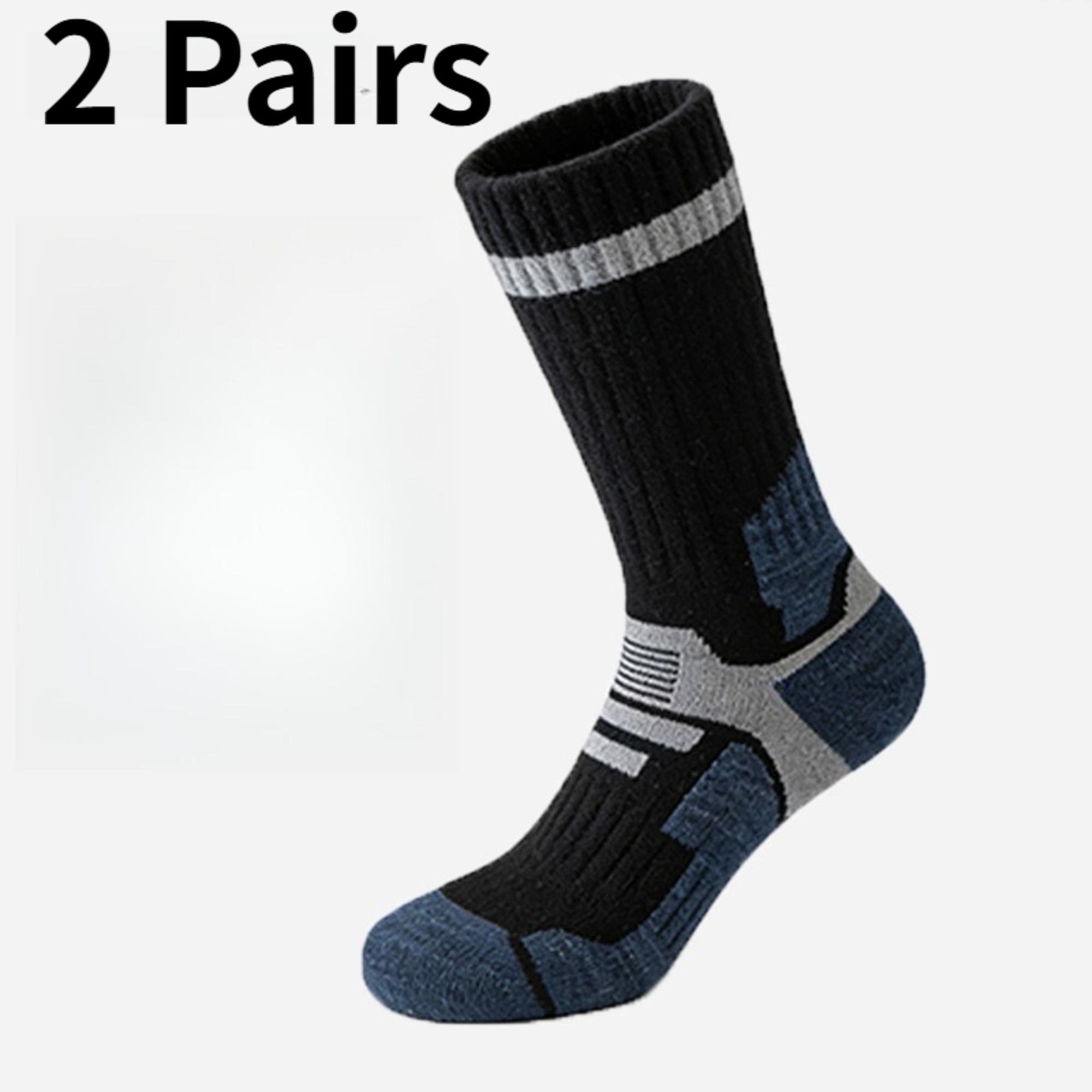 Thermal Sock Merino - 1/2Pairs Men Merino Wool Socks Winter