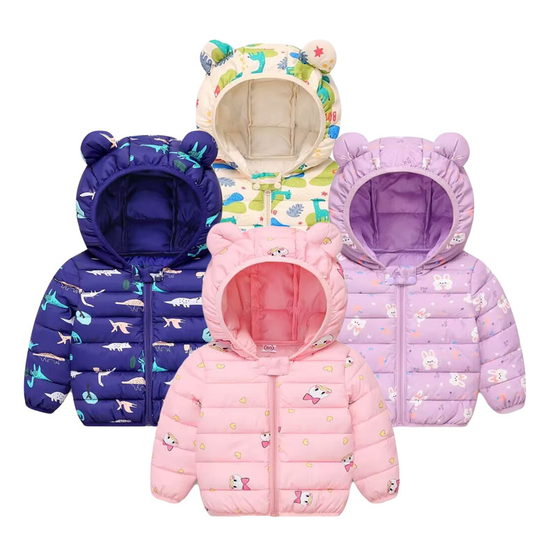 Winter Clothing Baby Girl - Children's Cotton Coat Baby Cartoons Down