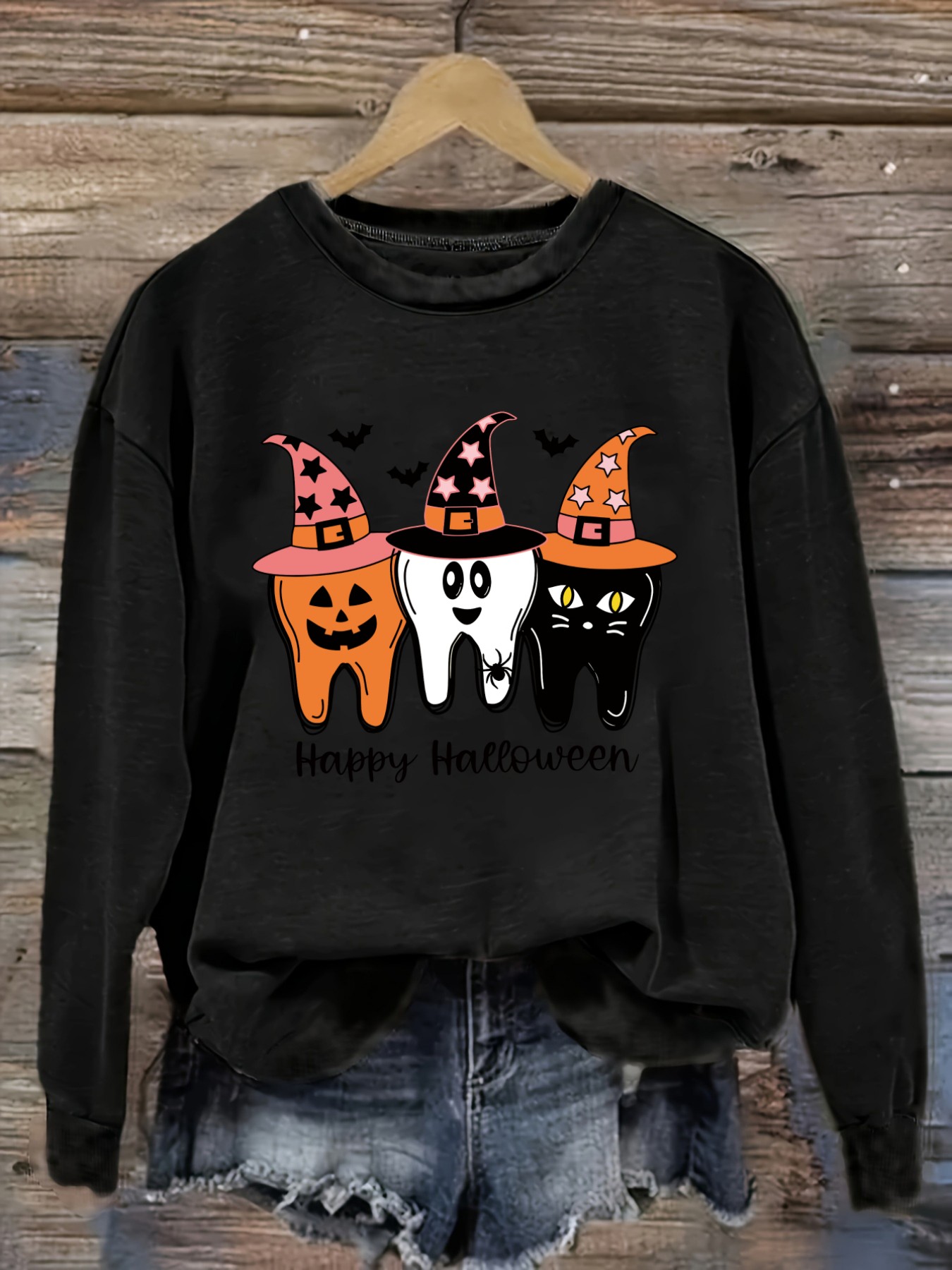 Winter Clothing Outfits - Women's Casual Long Sleeve Crew Neck