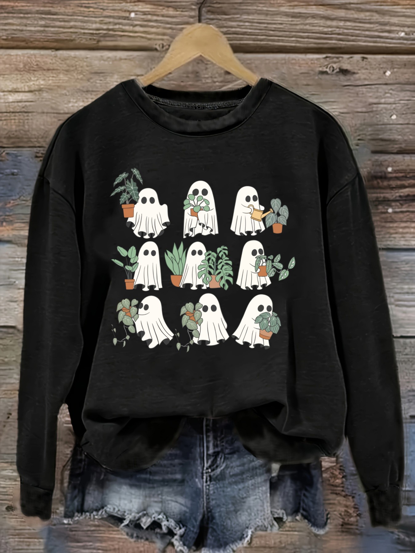 Winter Clothing Outfits - Women's Casual Long Sleeve Crew Neck