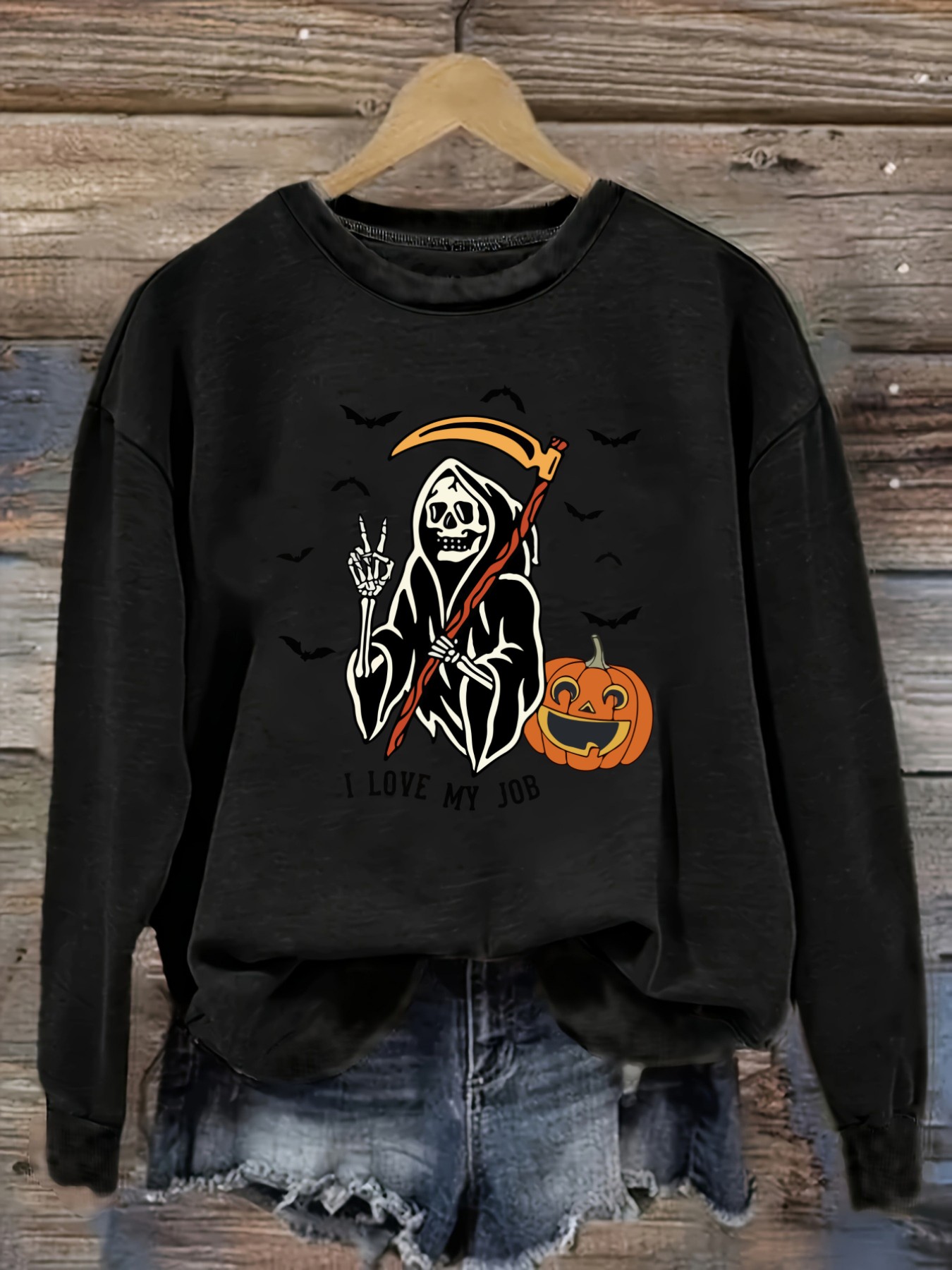 Winter Clothing Outfits - Women's Casual Long Sleeve Crew Neck