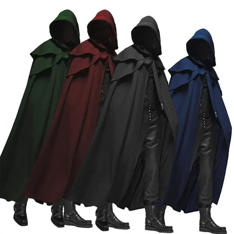 Winter Clothing Equipment - Men Monk Cosplay Outfit Medieval Vintage