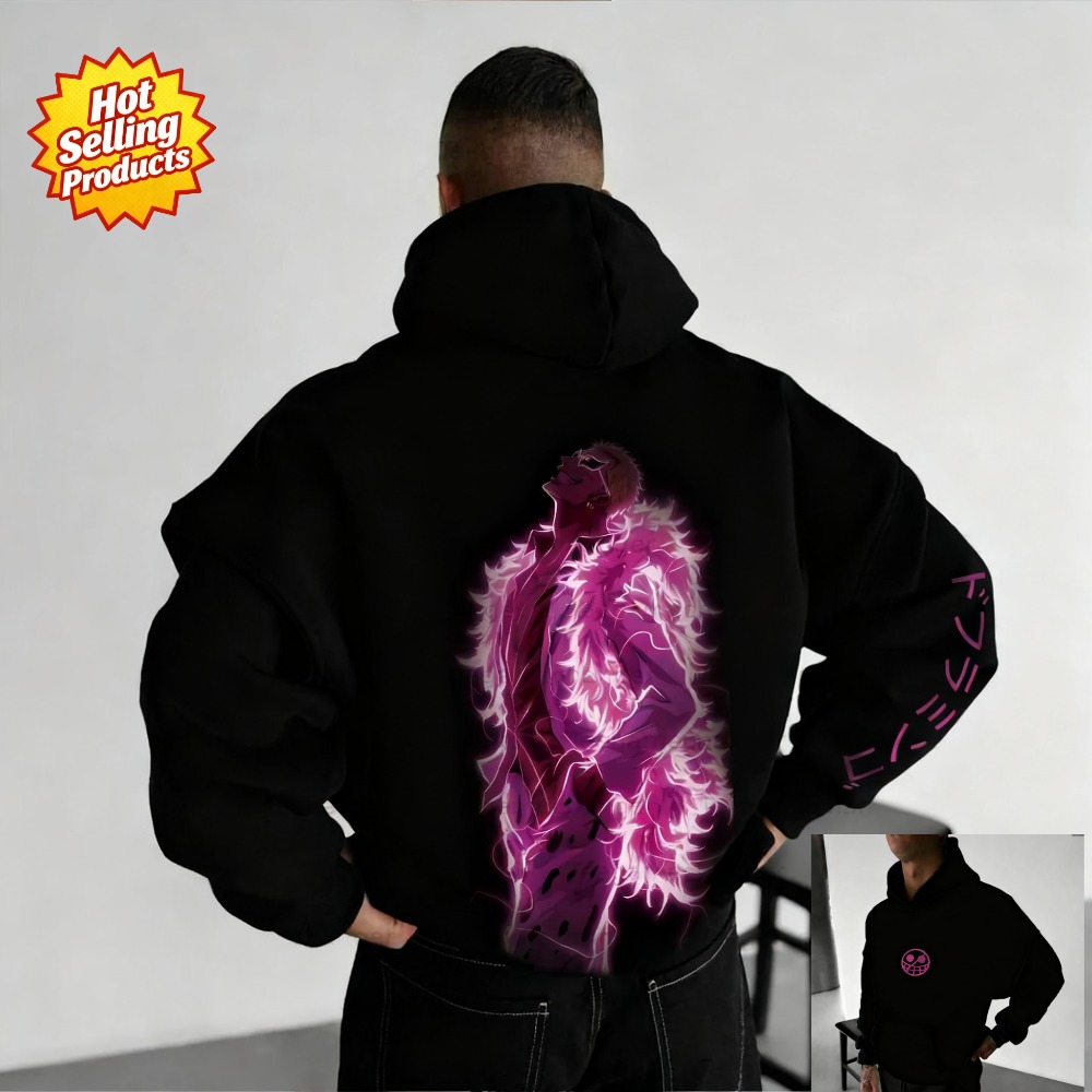 One Piece Hoodie Donquixote Do - Winter Clothing In Japan recension och pris