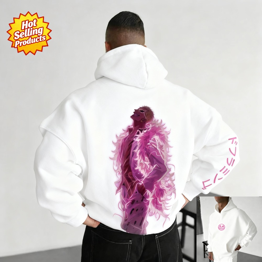 One Piece Hoodie Donquixote Do - Winter Clothing In Japan recension och pris