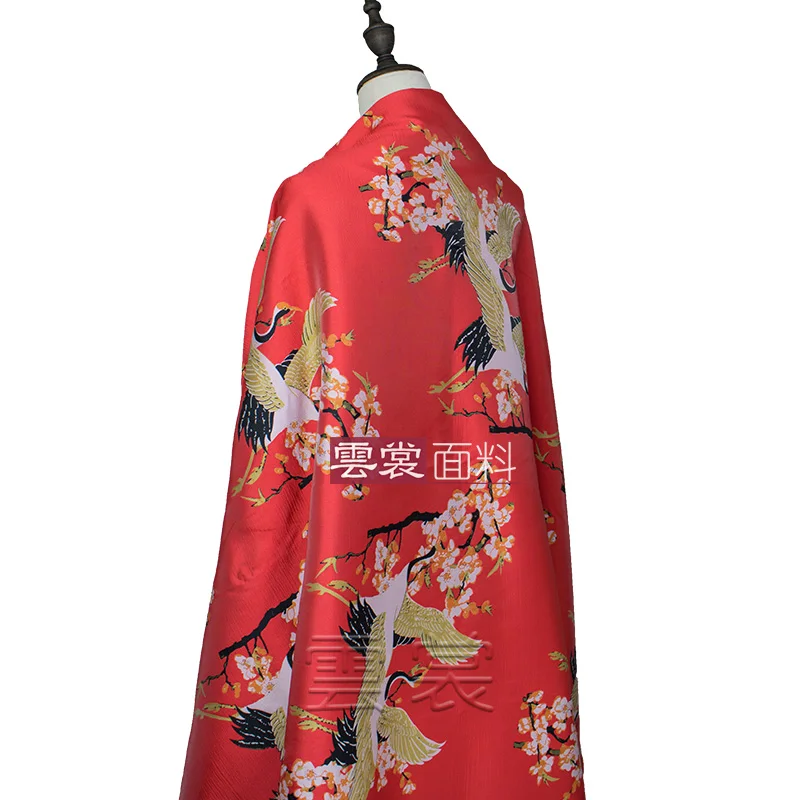 Brocade Jacquard Fabric Autumn - Winter Clothing Wholesale recension och pris