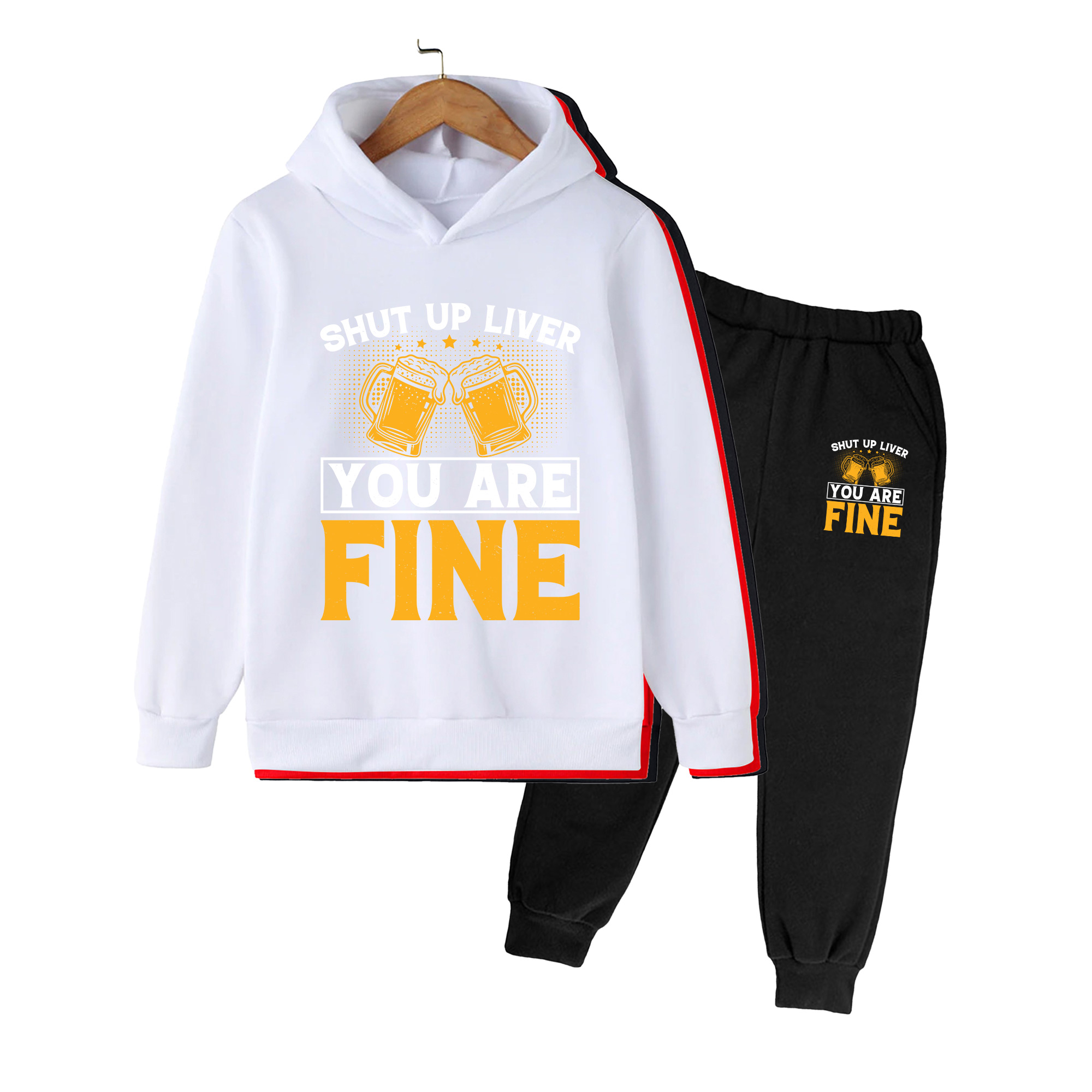 Kids Hoodie & Sweatpants Set,  - Yellow Winter Clothing recension och pris