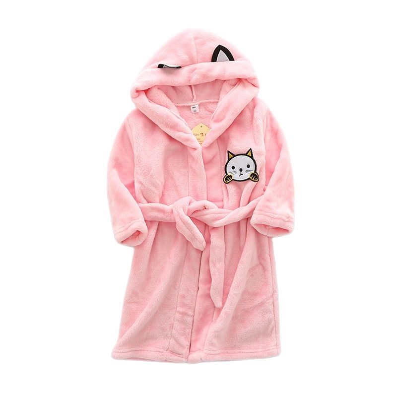 Kids Cartoon Cat Robes New Win - Winter Clothing Baby Girl recension och pris