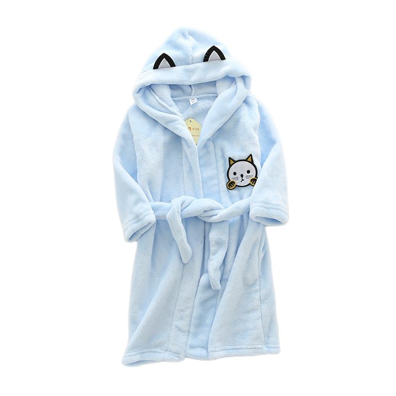 Kids Cartoon Cat Robes New Win - Winter Clothing Baby Girl recension och pris