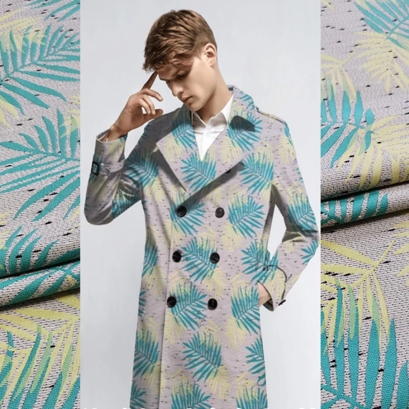 Yarn-dyed Jacquard Fabric Mapl - Winter Clothing Wholesale recension och pris