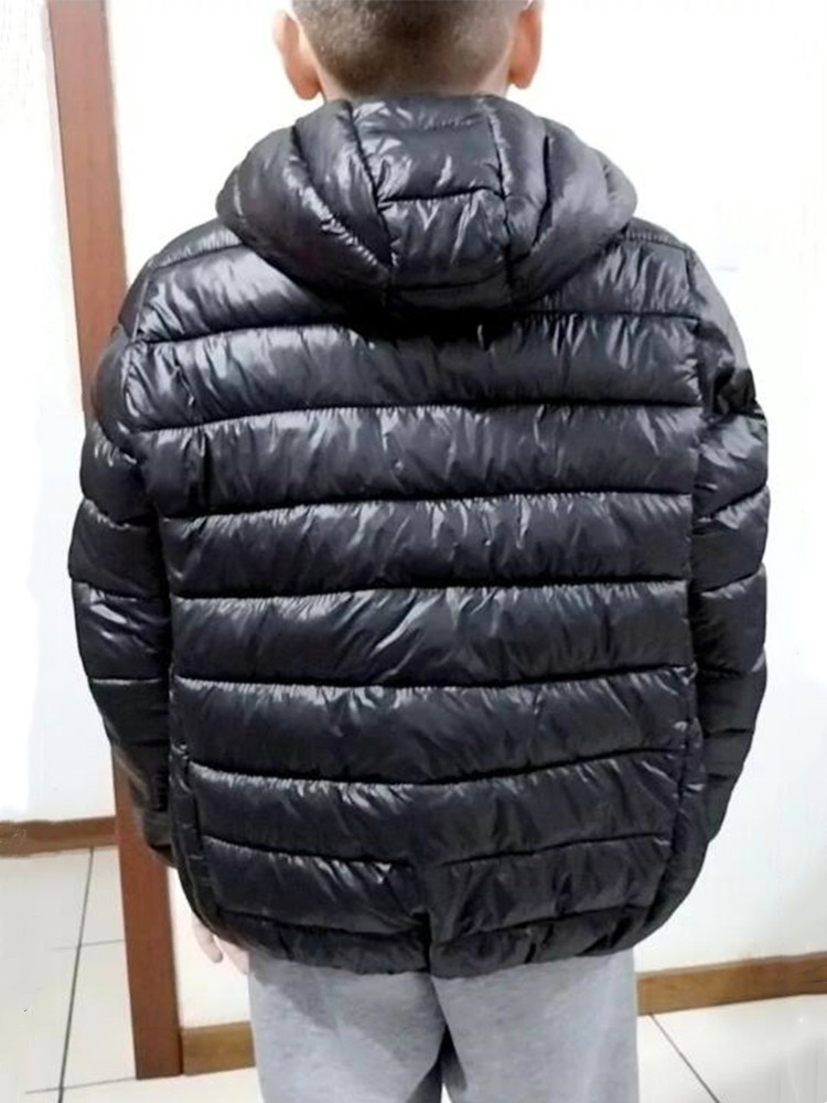 Hooded Lightweight Down Jacket - Winter Clothing For Boys recension och pris