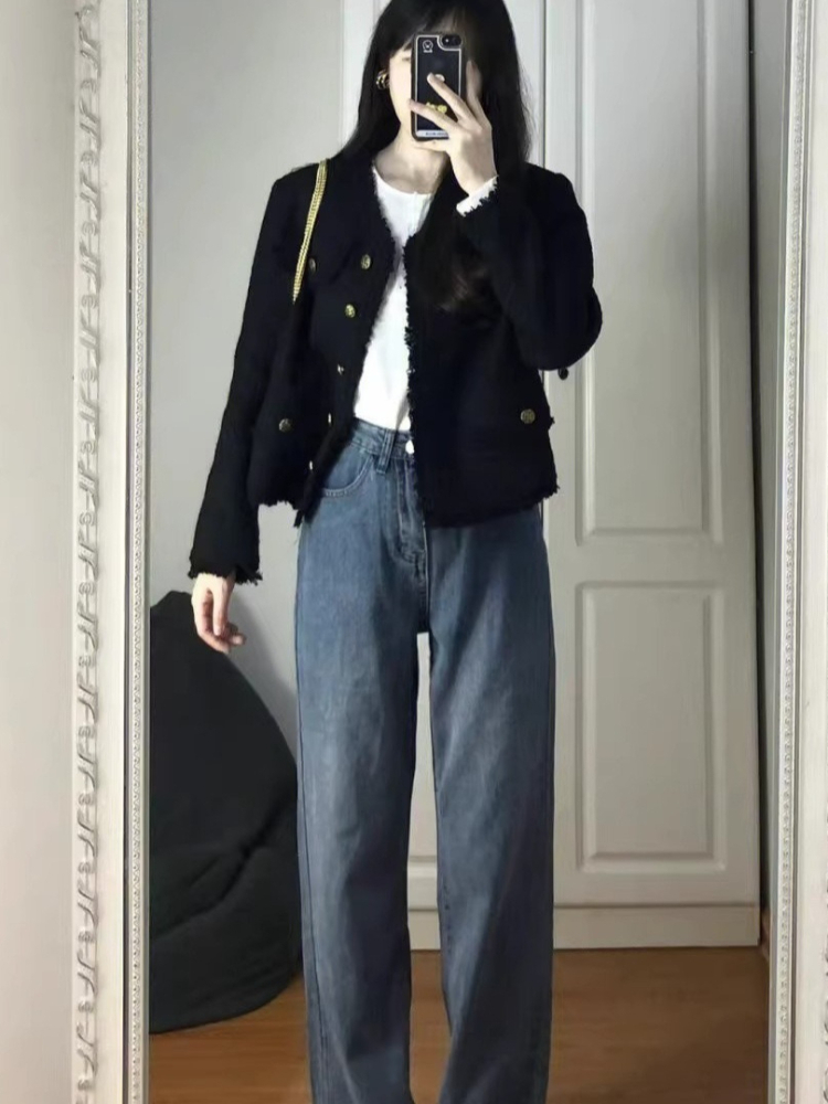 Autumn and Winter Black Jacket - Winter Clothing Pictures recension och pris