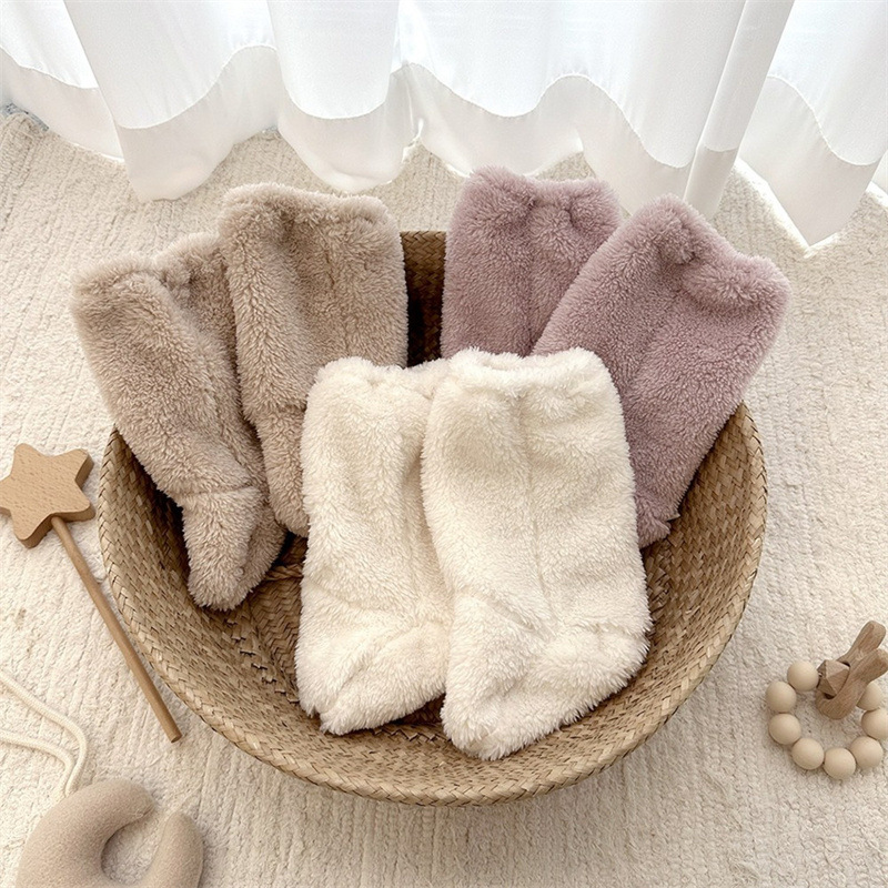 Warm Winter Baby Socks Coral F - Winter Clothing Baby Girl recension och pris