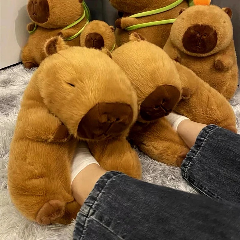Novelty capybara slippers unis - Winter Clothing Material recension och pris