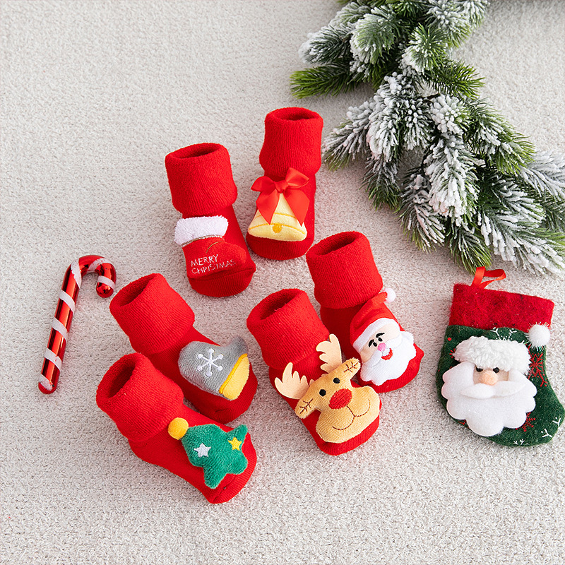 Baby Christmas Socks Newborns  - Winter Clothing Baby Girl recension och pris