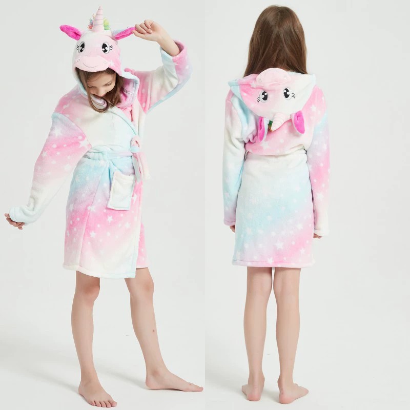 Animal Bathrobes for Girls Chi - Winter Clothing Baby Girl recension och pris