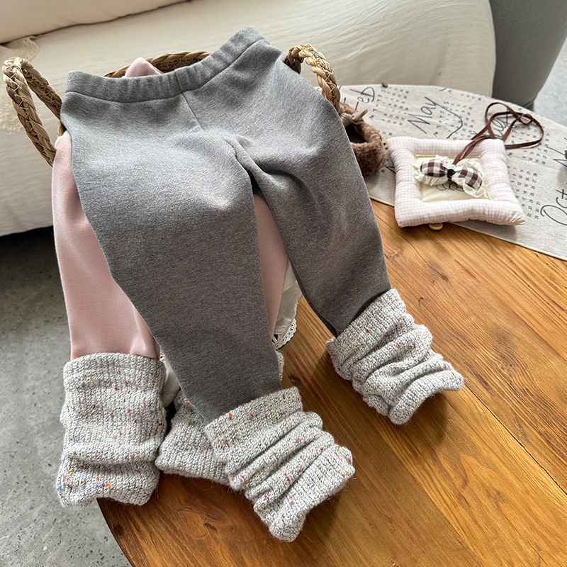 Baby Girls Leggings Kids Pink  - Winter Clothing Baby Girl recension och pris