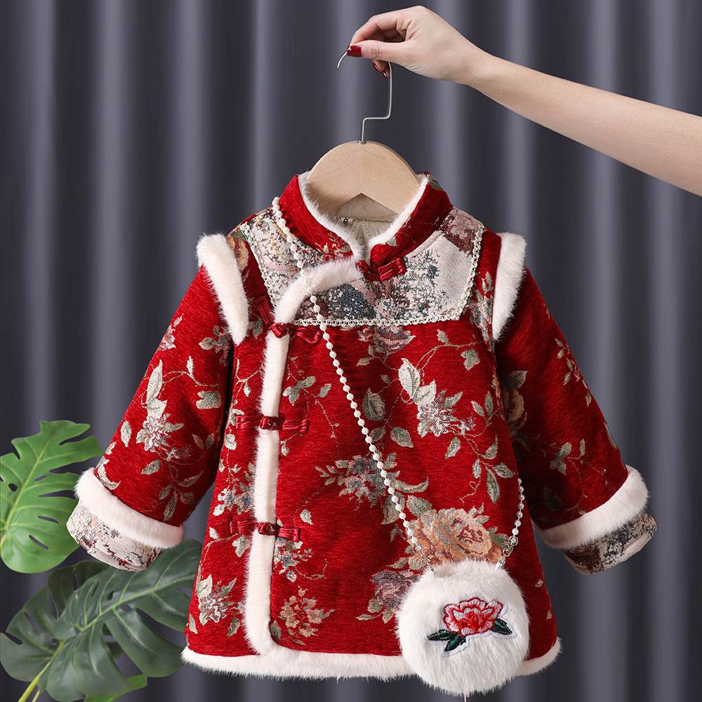 Winter Baby Girls Hanfu Kids P - Winter Clothing Baby Girl recension och pris