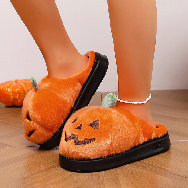 Halloween 3D Pumpkin Plush Sli - Winter Clothing Material recension och pris
