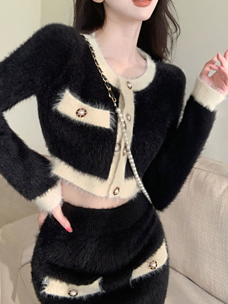 Winter Fluffy Knit 2 Piece Set - Winter Clothing Kit recension och pris