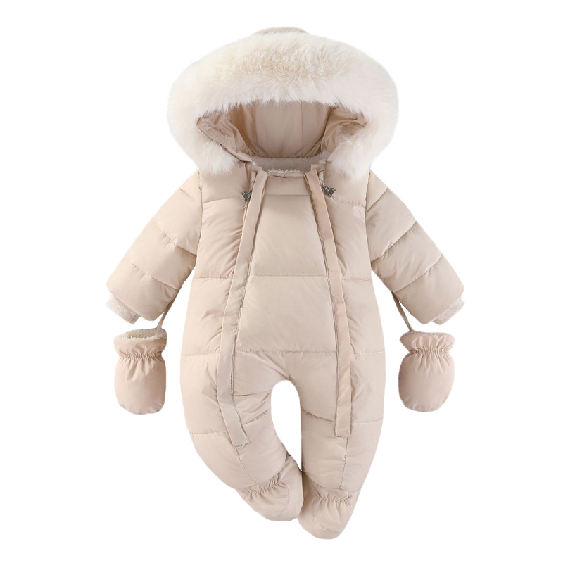 Winter Newborn Baby Romper Wit - Winter Clothing Baby Girl recension och pris