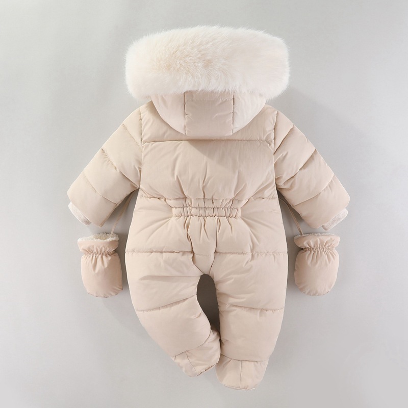 Winter Newborn Baby Romper Wit - Winter Clothing Baby Girl recension och pris