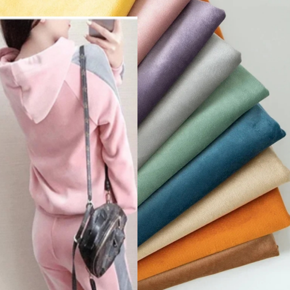 Thickened Gold Velvet Fabric A - Winter Clothing Wholesale recension och pris